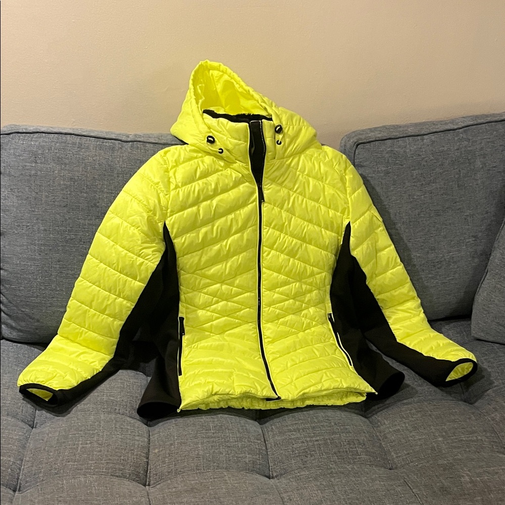 Calvin Klein Performance Neon Yellow Jacket size L